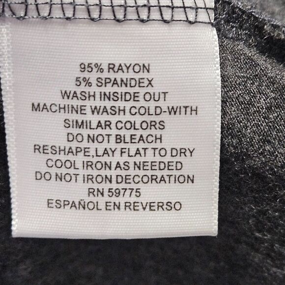 XOXO Tee Size S Black w/Rhinestone Logo - Picture 9 of 9